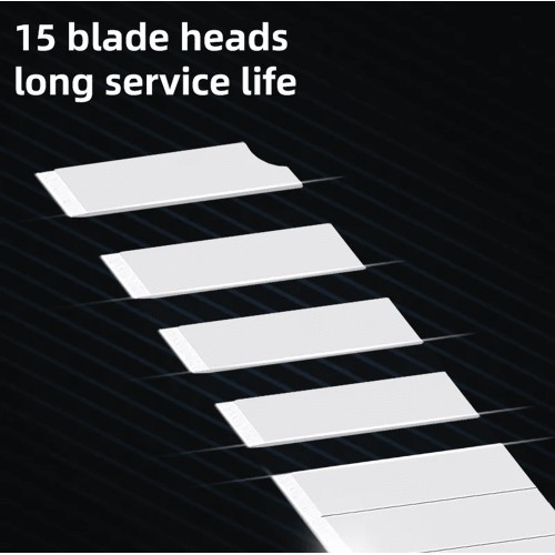 DELI DELI ανταλλακτικές λεπίδες DL-DPJ09B για κοπίδι, 18mm, 10τμχ