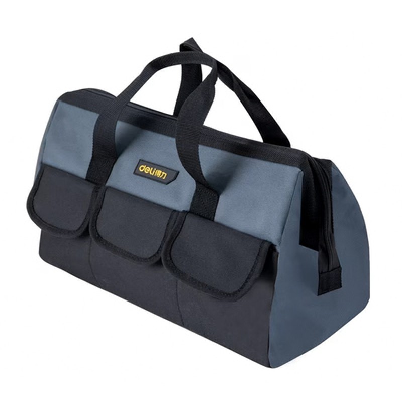 DELI DELI τσάντα εργαλείων χειρός DL430018, υφασμάτινη, 40x20x27cm, γκρι