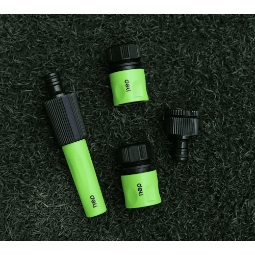 DELI DELI σετ εκτοξευτής νερού DL8798 με ρακόρ & ταχυσυνδέσμους, 1/2