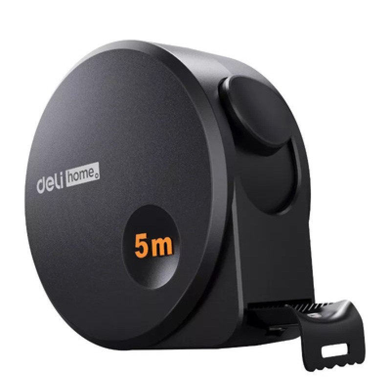 DELI DELI μέτρο HT8519 με αυτόματη επαναφορά & κλείδωμα, 19mm x 5m