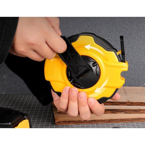 DELI DELI μέτρο DL9920 με μηχανισμό αναδίπλωσης, fibreglass ταινία, 14.5mm x 20m