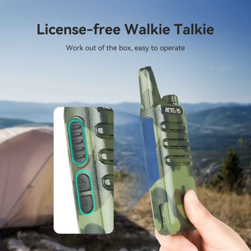 RETEVIS RETEVIS ασύρματος πομποδέκτης RT622, PMR, 16 κανάλια, καμουφλάζ, 2τμχ