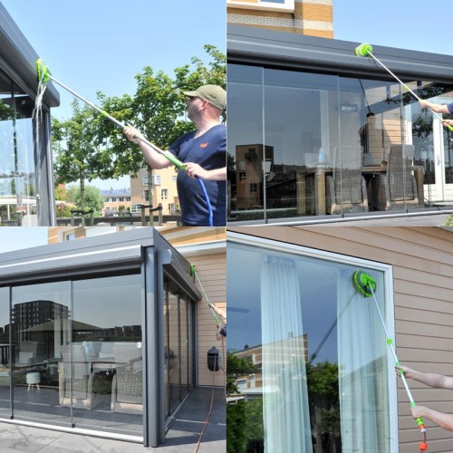 PROPLUS PROPLUS βούρτσα πλυσίματος 150650, τηλεσκοπική έως 1.65m, πράσινη