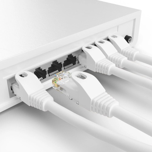 Powertech POWERTECH καλώδιο δικτύου CAB-N381, Cat 6 U/UTP, CCA, 250Hz, 3m, λευκό