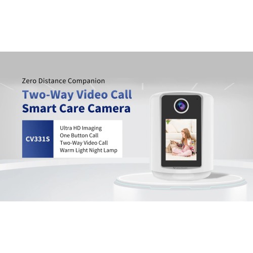 VSTARCAM VSTARCAM smart κάμερα CV331S με οθόνη, 3MP, WiFi, 2000mAh, SD