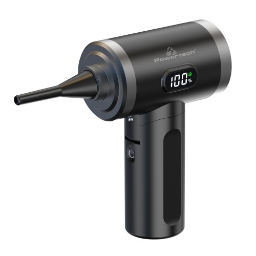 Powertech POWERTECH ηλεκτρικό air duster PT-1316 με LED φακό, 50W, 3600mAh, μαύρο