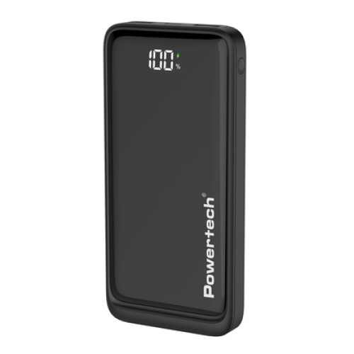 Powertech POWERTECH power bank PT-1326 με οθόνη, 10000mAh, 22.5W, μαύρο