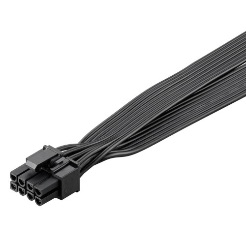 GOOBAY GOOBAY καλώδιο 8 pin σε 2x 6+2 pin PCIe 59714, 23cm, μαύρο