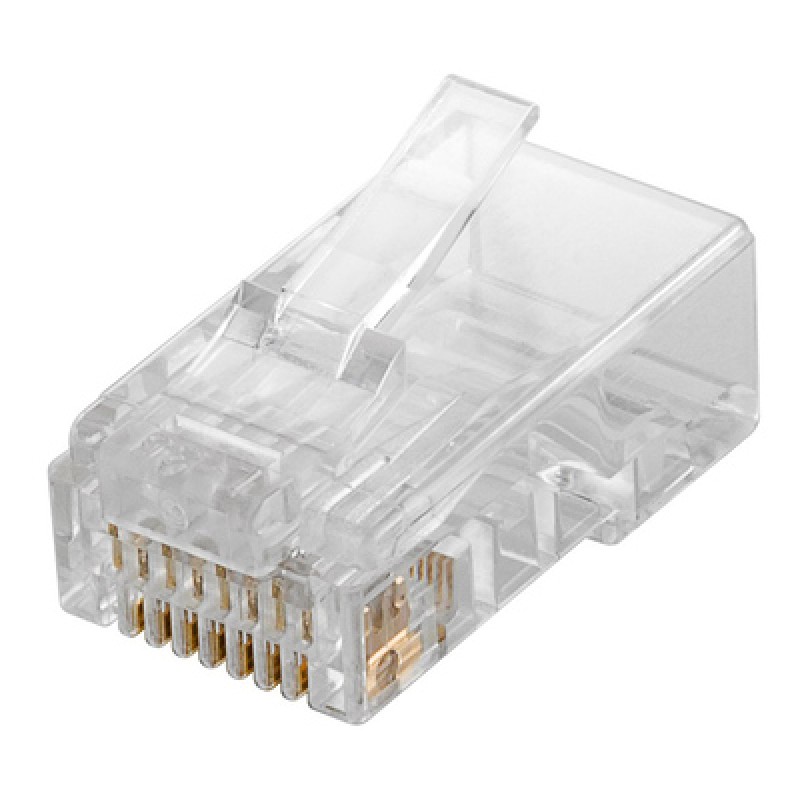GOOBAY GOOBAY βύσμα RJ45 93828, CAT 6 UTP, διάφανο, 10τμχ