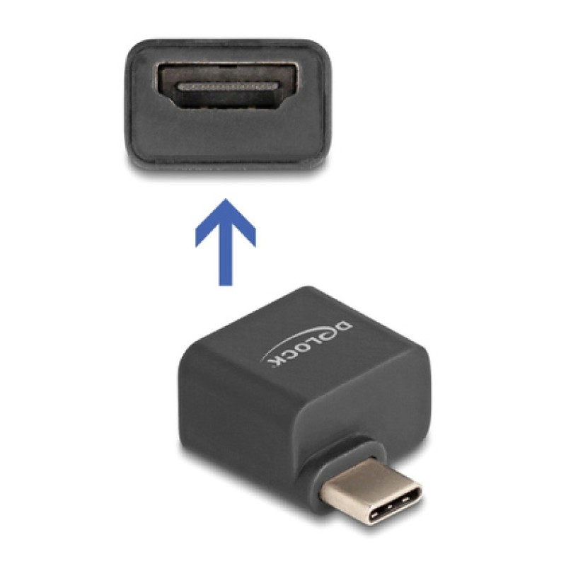 DELOCK DELOCK αντάπτορας USB-C σε HDMI 64256, 4K/30Hz, μαύρος