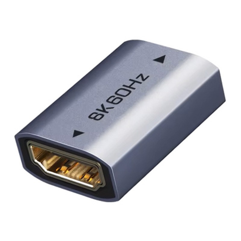 CABLETIME CABLETIME αντάπτορας HDMI CT-HEF8K-AG, 8K/60Hz, 4K/120Hz, 48 Gbps, γκρι