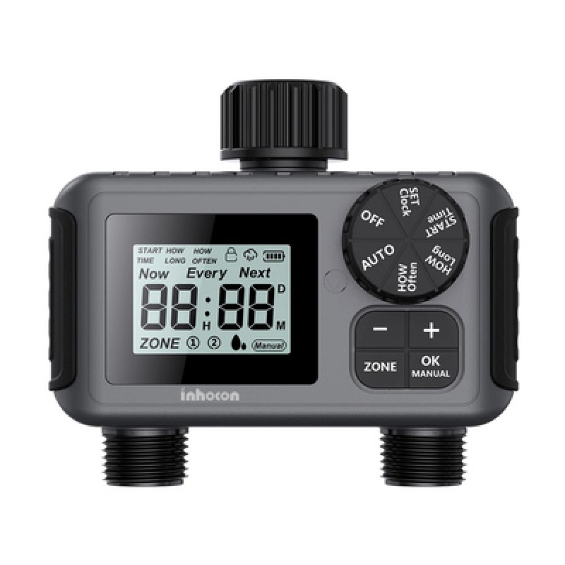 INHOCON INHOCON ψηφιακός προγραμματιστής ποτίσματος SGW06, 2 θέσεων, IP55
