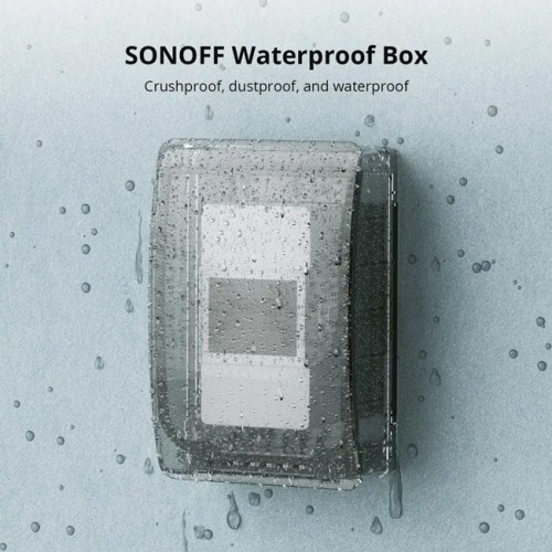 SONOFF SONOFF θήκη για smart διακόπτες BOX-R2, αδιάβροχη, διάφανη