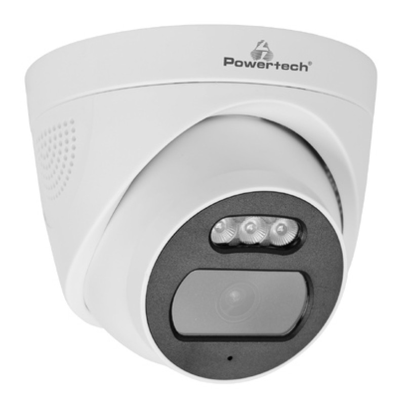 Powertech POWERTECH IP κάμερα PT-1236 με μικρόφωνο, 3.6mm, 2MP, PoE, IR 25m