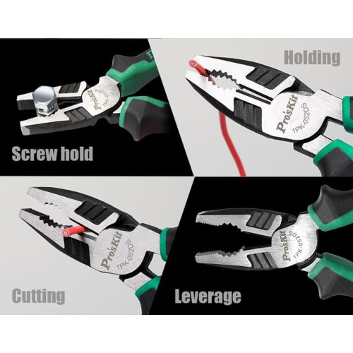 PROSKIT PROSKIT πένσα 1PK-052DS με αντιολισθητικές λαβές, 162mm