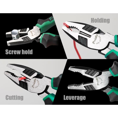 PROSKIT PROSKIT πένσα 1PK-051DS με αντιολισθητικές λαβές, 205mm