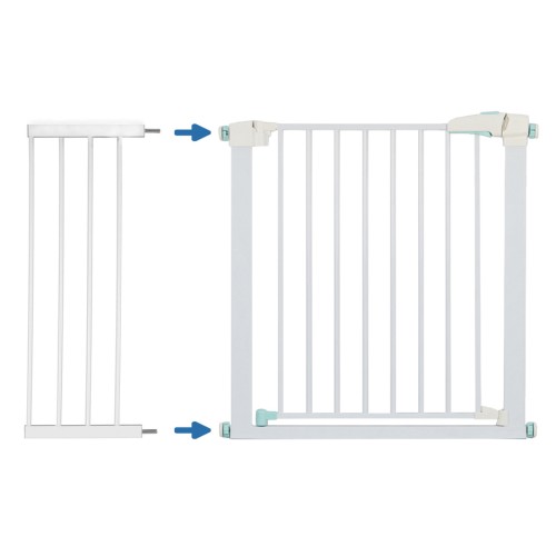 C-TECH C-TECH προέκταση προστατευτικής πόρτας HUH-0196, μεταλλική, 28cm, λευκή