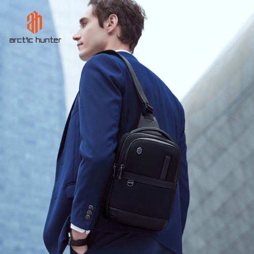 Arctic Hunter ARCTIC HUNTER τσάντα Crossbody XB00678, 5.8L, μαύρη