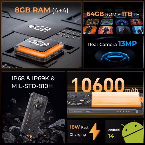 OUKITEL OUKITEL smartphone WP28E, 6.52