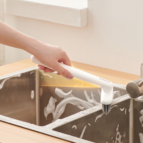 ECOCO ECOCO βούρτσα καθαρισμού E24027, περιστρεφόμενη, 21x10x4.3cm, λευκή