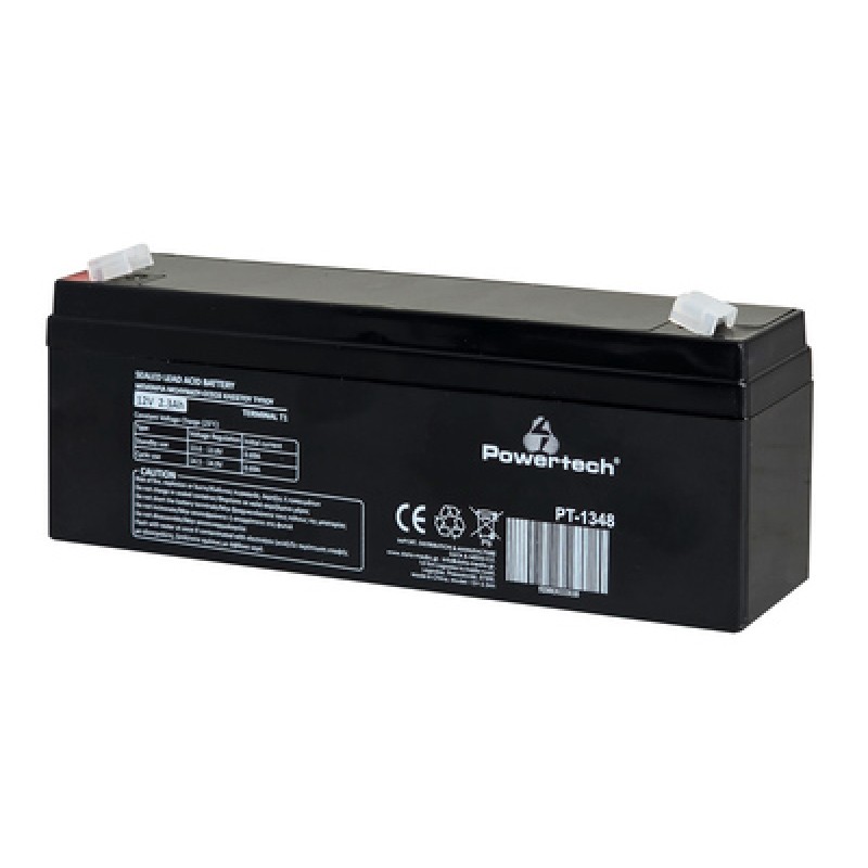 Powertech POWERTECH μπαταρία μολύβδου PT-1348, 12V 2.3Ah, T1