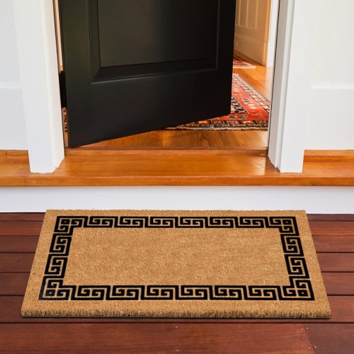 HOME USE HOME USE πατάκι εισόδου HUH-0206, αντιολισθητικό, 75x45cm, 8mm πάχος, καφέ