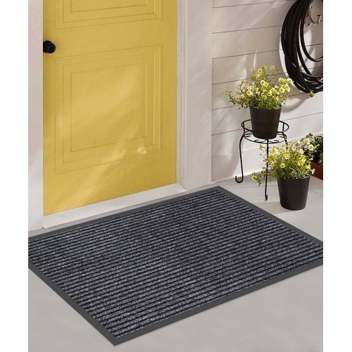 HOME USE HOME USE πατάκι εισόδου HUH-0208, αντιολισθητικό, 90x60cm, 6mm πάχος, γκρι