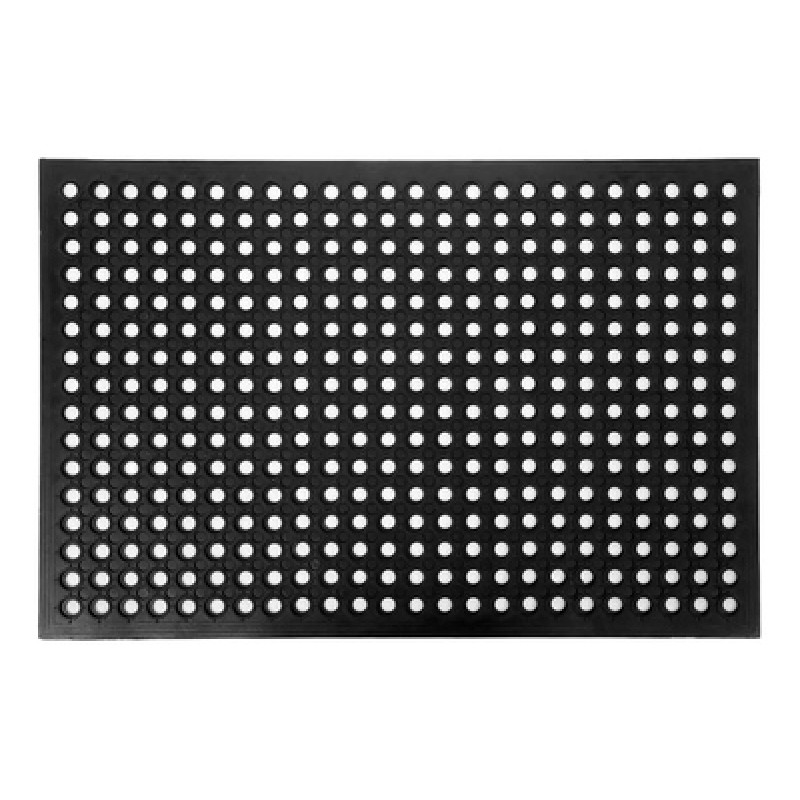 HOME USE HOME USE πατάκι εισόδου HUH-0210, αντιολισθητικό, καουτσούκ, 90x60cm, 8mm πάχος, μαύρο