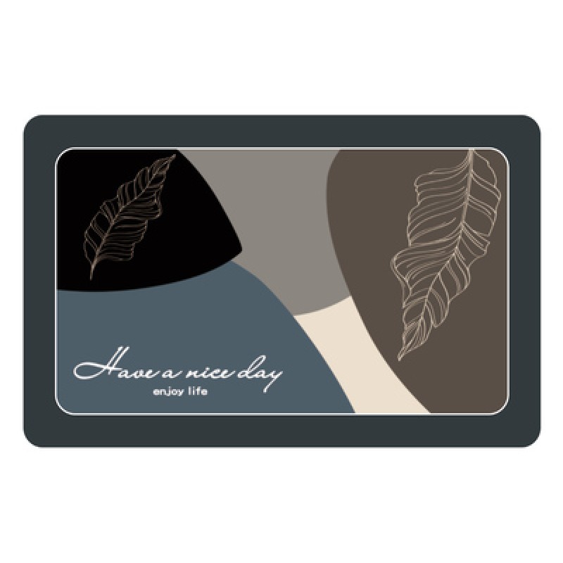 HOME USE HOME USE πατάκι μπάνιου HUH-0214, αντιολισθητικό, 80x50cm, 3.5mm πάχος, πολύχρωμο