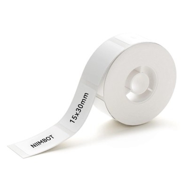 NIIMBOT NIIMBOT ρολό θερμικών αυτοκόλλητων ετικετών T15X30-210-WH, 15x30mm, 210 ετικέτες, λευκό