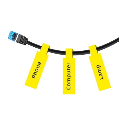 NIIMBOT NIIMBOT ρολό θερμικών αυτοκόλλητων ετικετών T12.5X74+35-65-YEL, 12.5x74mm, 65 ετικέτες, κίτρινο