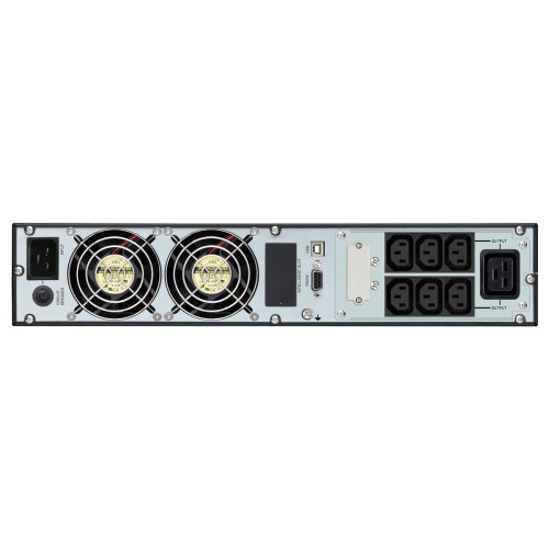 Powertech POWERTECH UPS On Line PT-1359 για rack 2U, με οθόνη, 3000VA/2700W, 7x DC output