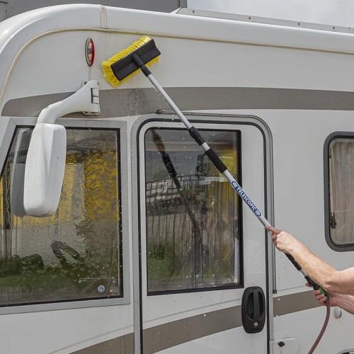 PROPLUS PROPLUS βούρτσα πλυσίματος 150681, τηλεσκοπική έως 1.8m, κίτρινη/μαύρη