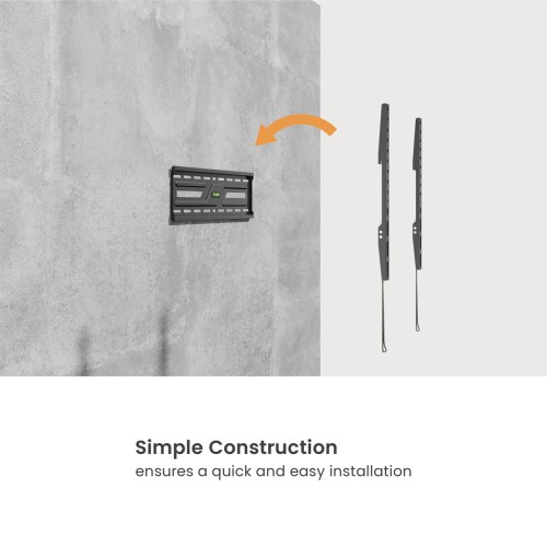 Powertech POWERTECH επιτοίχια βάση τηλεόρασης PT-1373, 32-75