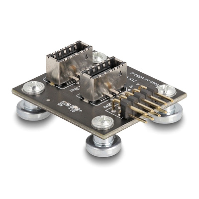 DELOCK DELOCK αντάπτορας USB 2.0 Pin σε 2x USB Type-E Key A 67176 με USB pin καλώδιο