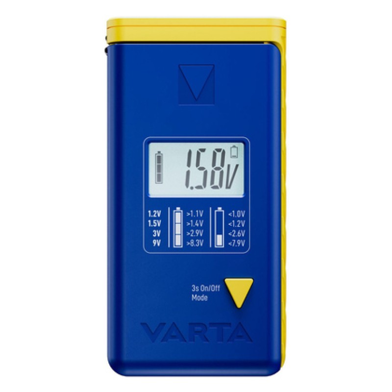 Varta VARTA ψηφιακό tester μπαταρίας 75305 για 9V/AAA//AA/C/D/button cells