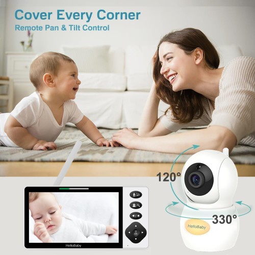 HELLOBABY HELLOBABY ενδοεπικοινωνία μωρού HB6084L με κάμερα & οθόνη 5.5
