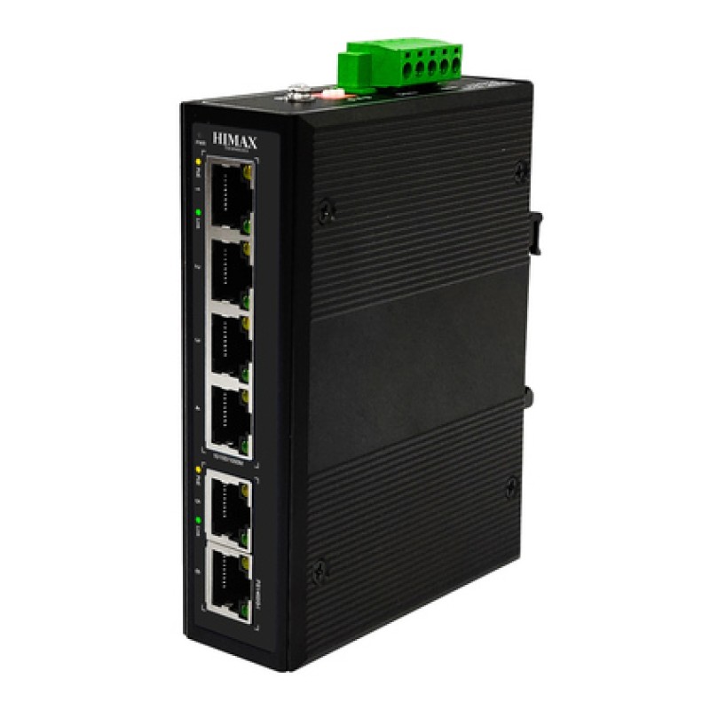 HIMAX HIMAX industrial PoE switch PS1402G-I, 4x GE PoE & 2x GE θύρες, έως 1000Mbps