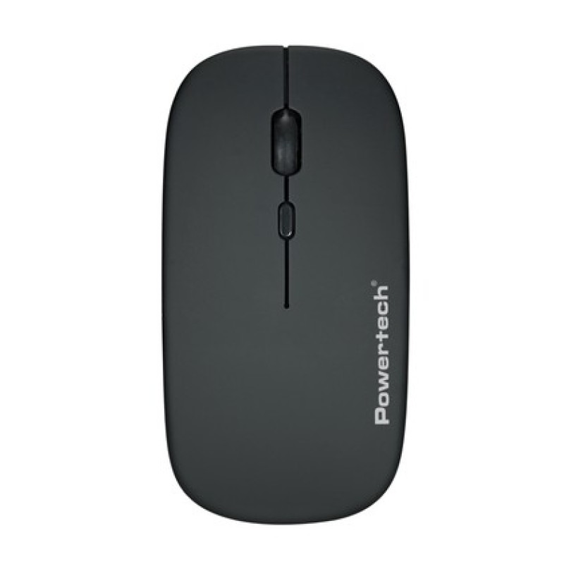 Powertech POWERTECH ασύρματο ποντίκι PT-1381, 2.4GHz & Bluetooth, έως 1600DPI, 500mAh, μαύρο