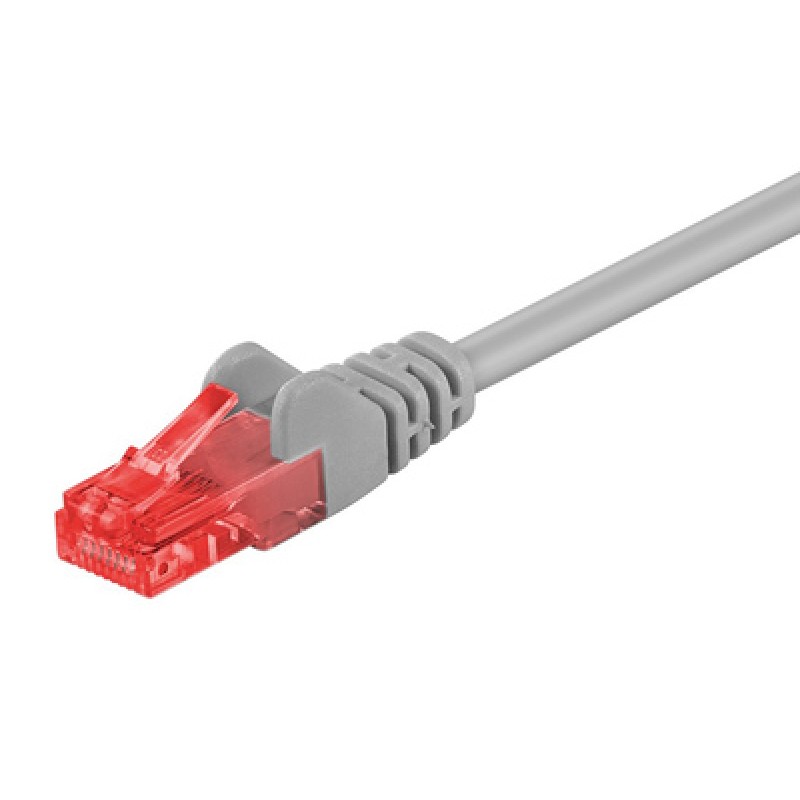 GOOBAY GOOBAY καλώδιο δικτύου 72576, CAT 6 U/UTP, CCA, 250MHz, 3m, γκρι
