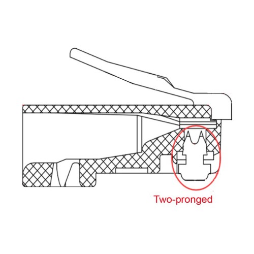 GOOBAY GOOBAY βύσμα RJ45 72500, CAT 5e UTP, διάφανο, 10τμχ