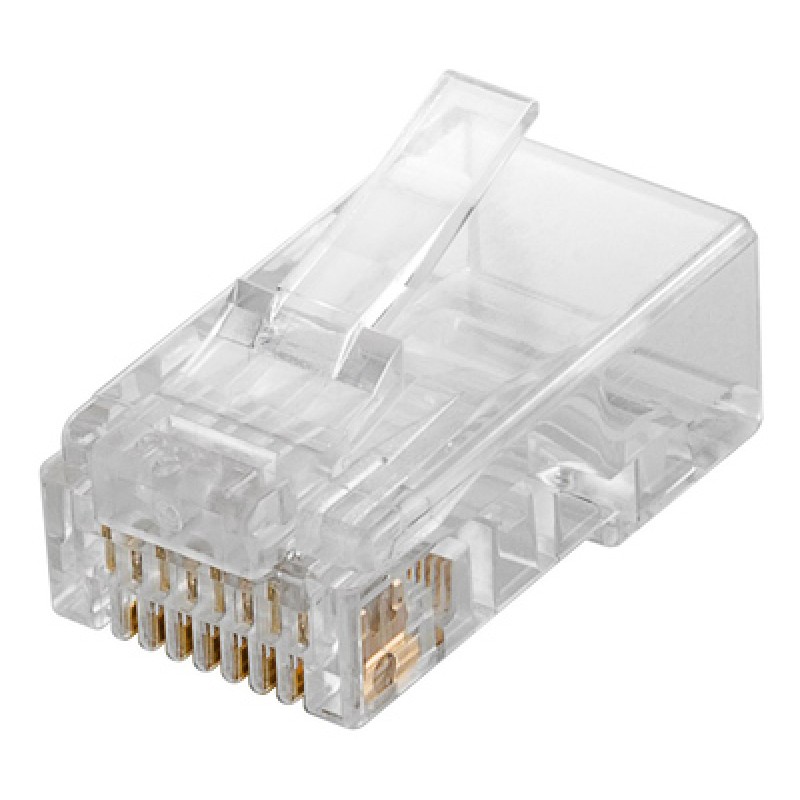 GOOBAY GOOBAY βύσμα RJ45 72500, CAT 5e UTP, διάφανο, 10τμχ
