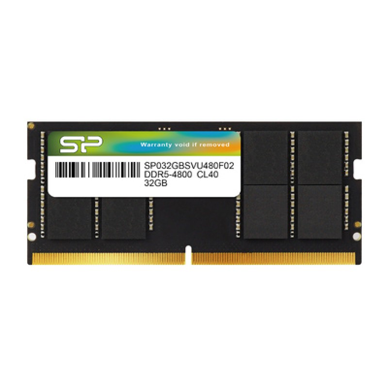 SILICON POWER SILICON POWER μνήμη DDR5 SODIMM SP032GBSVU480F02, 32GB, 4800MHz, CL40