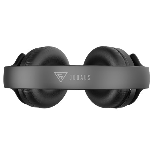 DOQAUS DOQAUS headphones DESIGN 1, ασύρματα & ενσύρματα, Φ40mm, 600mAh, μαύρα