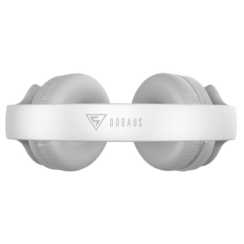 DOQAUS DOQAUS headphones DESIGN 1, ασύρματα & ενσύρματα, Φ40mm, 600mAh, γκρι