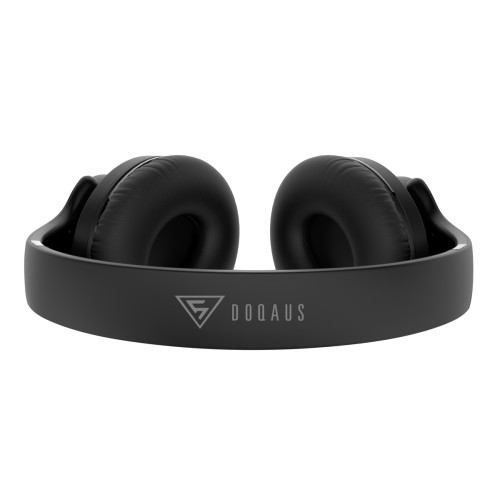 DOQAUS DOQAUS headphones DESIGN 2, ασύρματα & ενσύρματα, Φ40mm, 600mAh, μαύρα