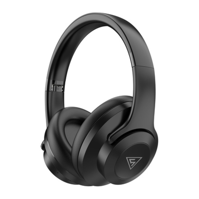 DOQAUS DOQAUS headphones DESIGN 2, ασύρματα & ενσύρματα, Φ40mm, 600mAh, μαύρα