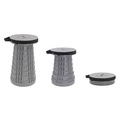 HOME USE HOME USE πτυσσόμενο καρεκλάκι HUH-0231, αντοχή έως 250kg, 25.5x45cm, γκρι