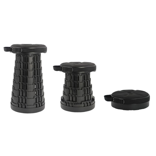 HOME USE HOME USE πτυσσόμενο καρεκλάκι HUH-0235 με μαξιλάρι, αντοχή έως 250kg, 25.5x45cm, μαύρο