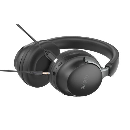 CELEBRAT CELEBRAT headphones A40, ασύρματα & ενσύρματα, 40mm, 250mAh, μαύρα